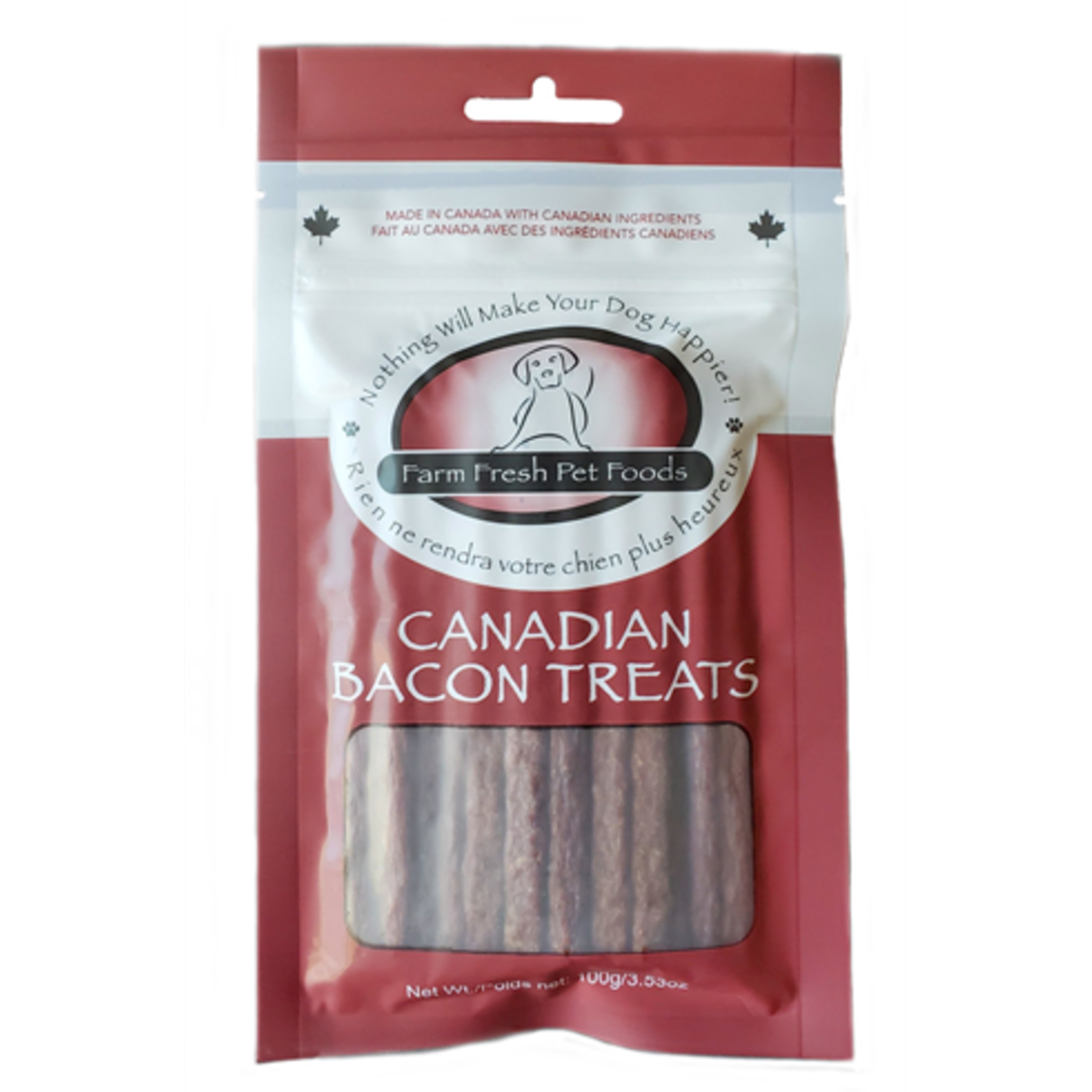 FARM FRESH Farm Fresh Canadian Bacon Treats 100g