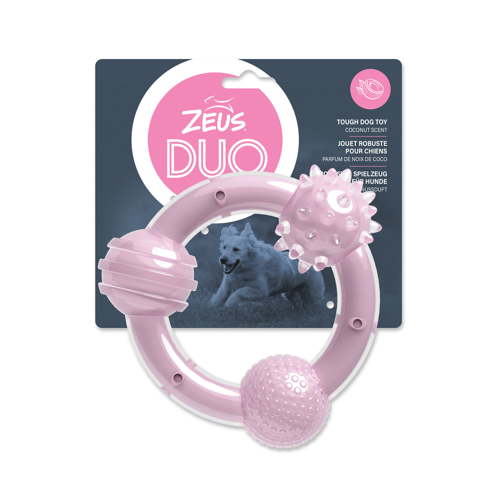 ZEUS Zeus Duo Tri-Ring - Coconut Scent - Lilac - 15 cm (6 in)