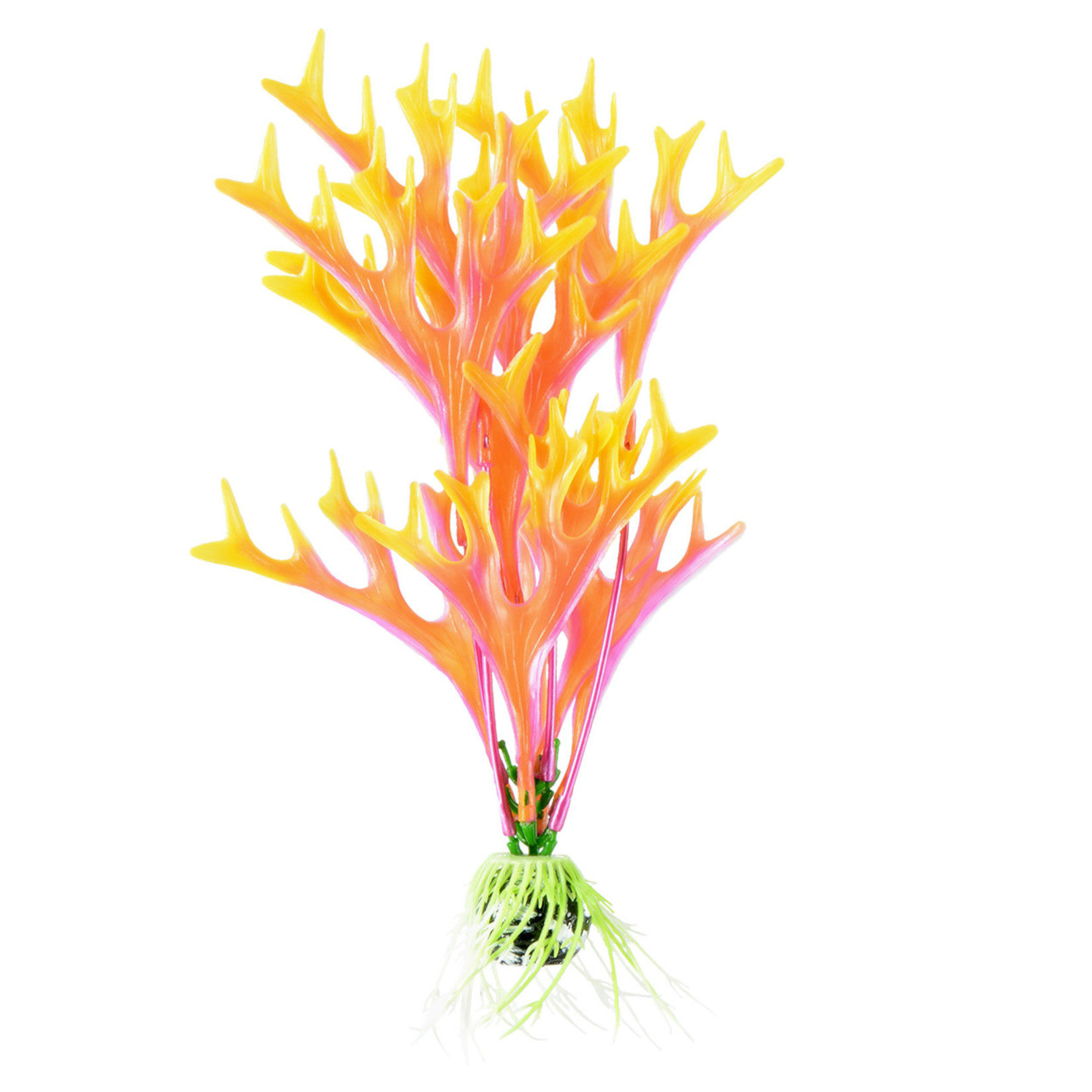UNDERWATER TREASURES (D) UT Fire Fern - Orange - 8.25"