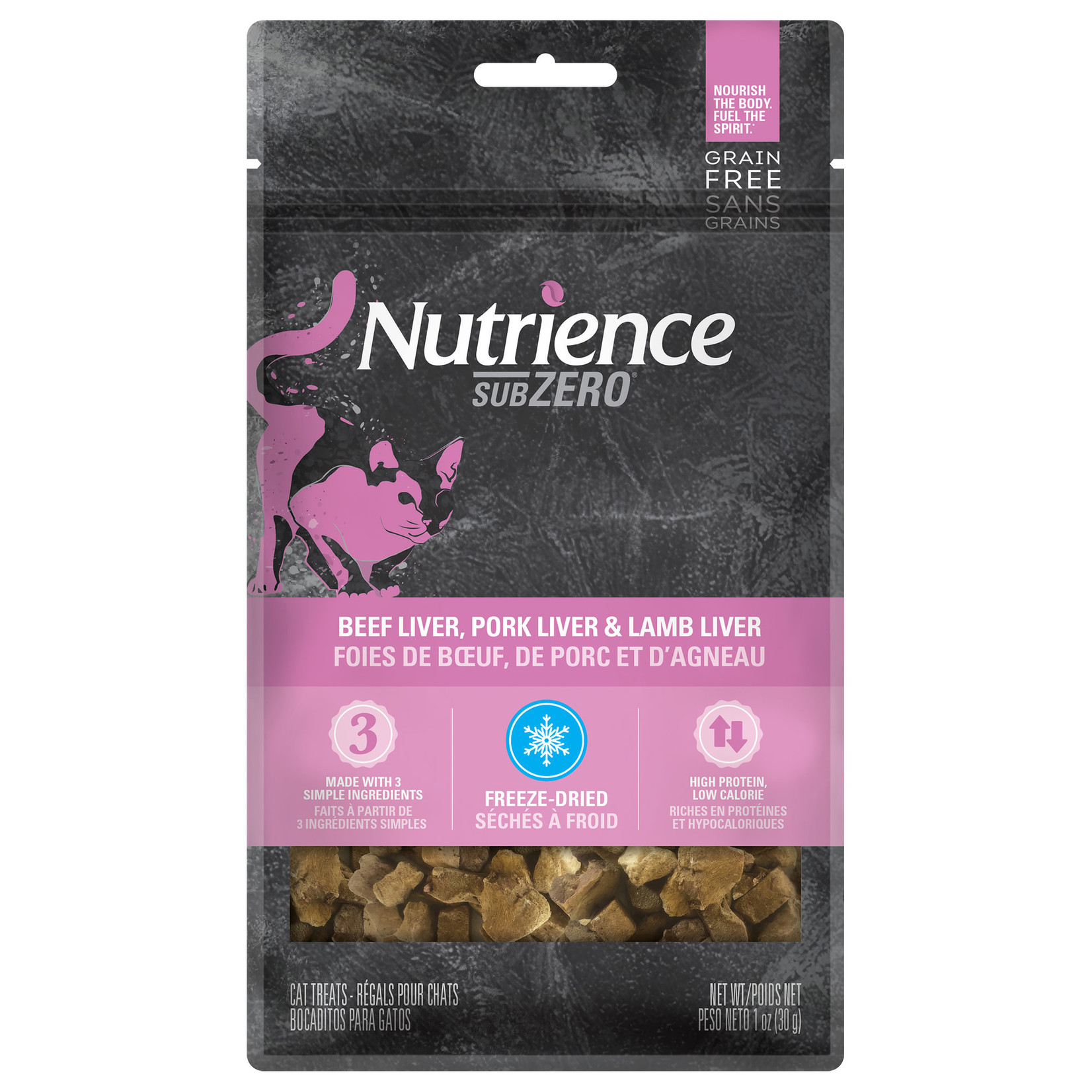 NUTRIENCE Nutrience Grain Free Subzero Prairie Red Treats - Beef Liver, Pork Liver & Lamb Liver - 30 g (1 oz)