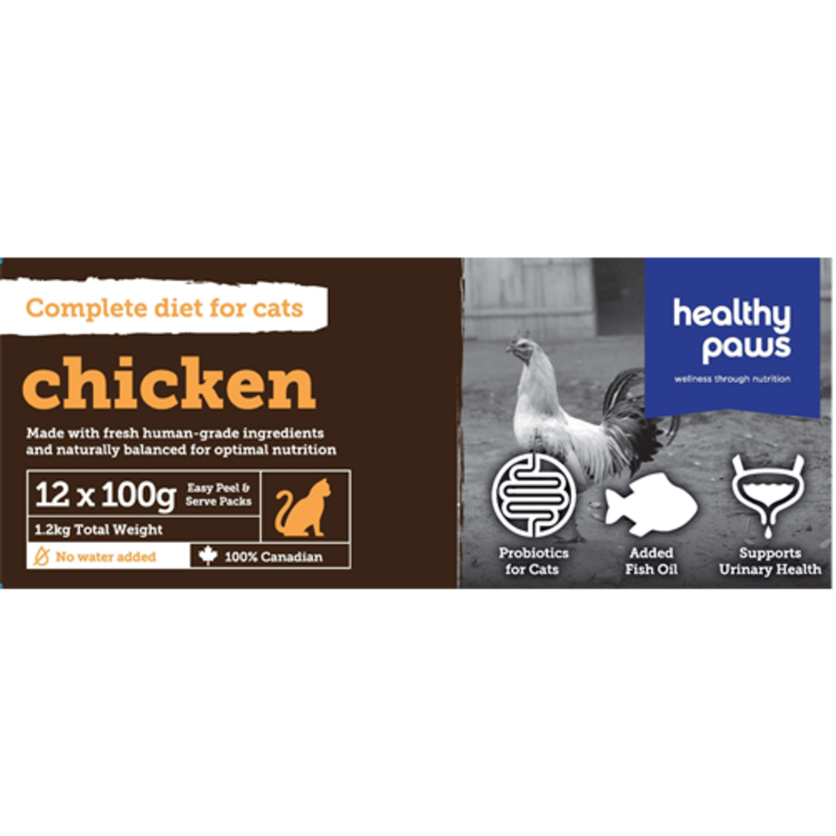HEALTY PAWS Healthy Paws Complete Cat Dinner Chicken 12 x 100g