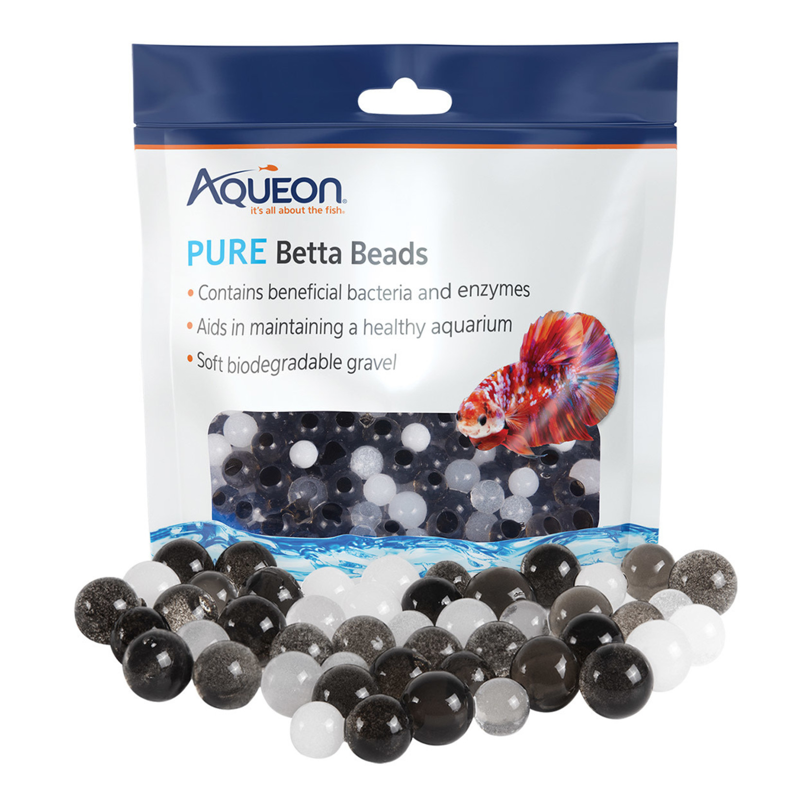 AQUEON (D) Aqueon Pure Betta Beads B/W 350ml