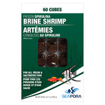 SEAPORA Seapora Frozen Spirulina Brine Shrimp - 60 Cubes - 200 g
