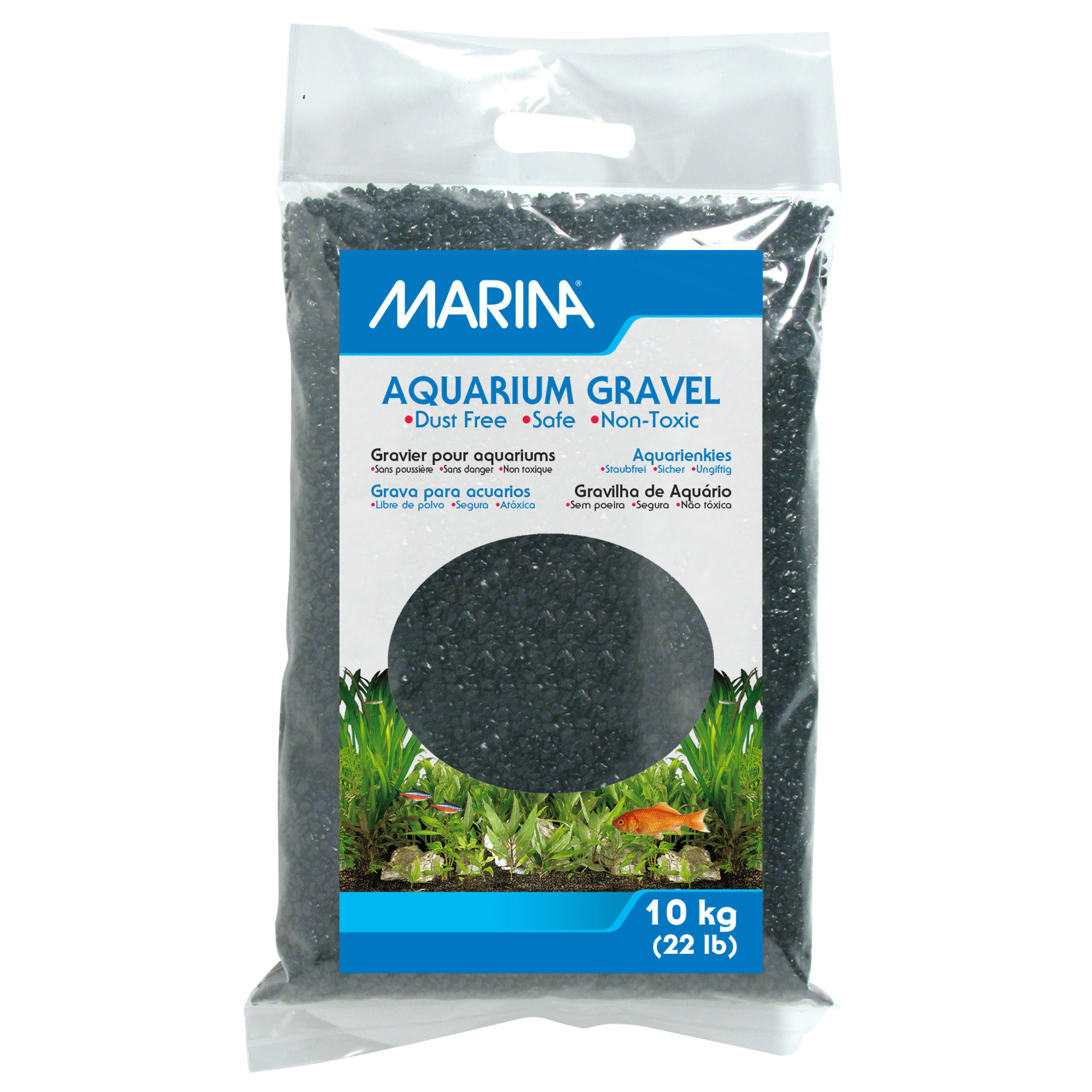 MARINA Marina Dec.Aqua.Gravel Black 10kg-V