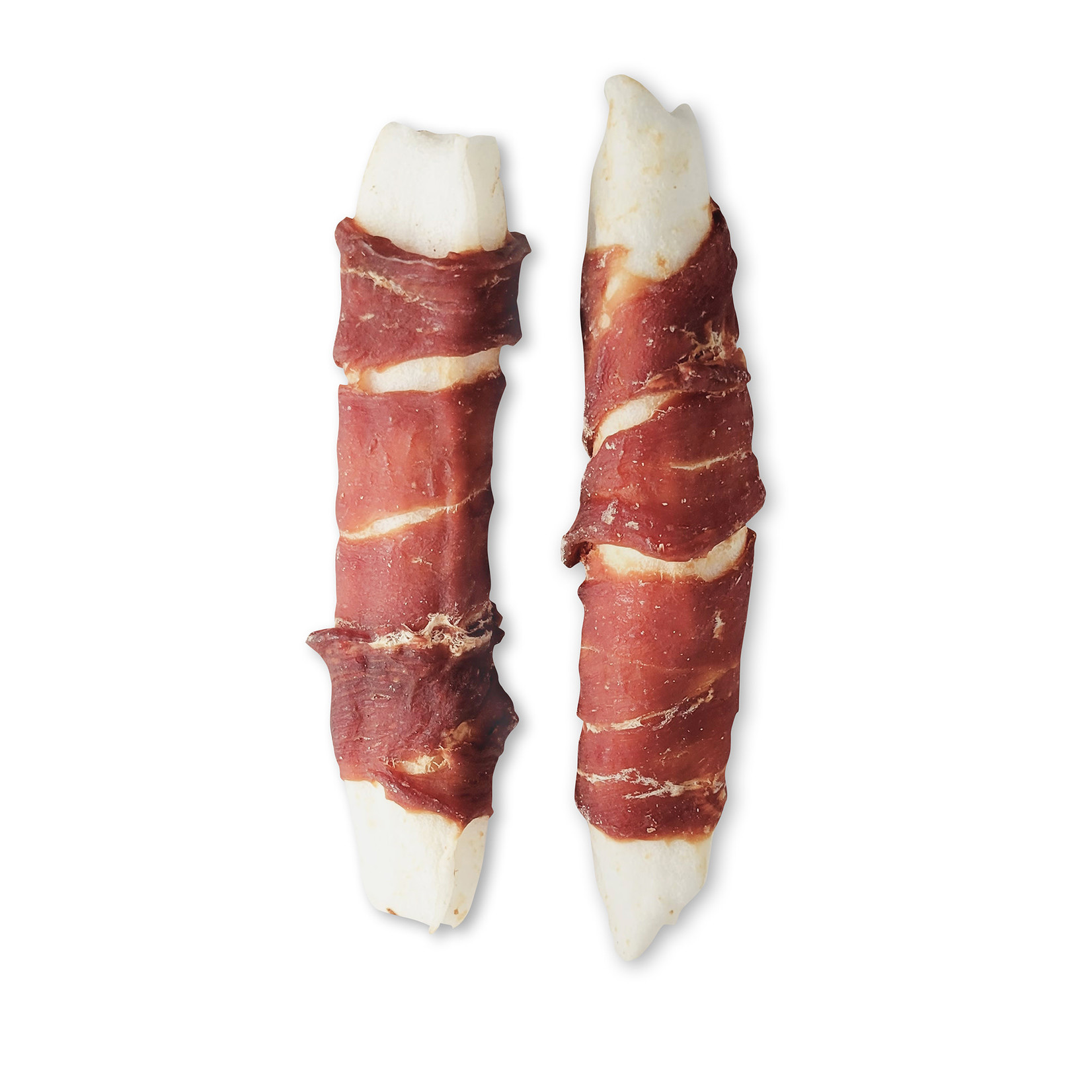 DOG IT Dogit Snack Bar Rawhide - Duck-Wrapped Rolls - 2 pcs (15.2 cm/6 in)