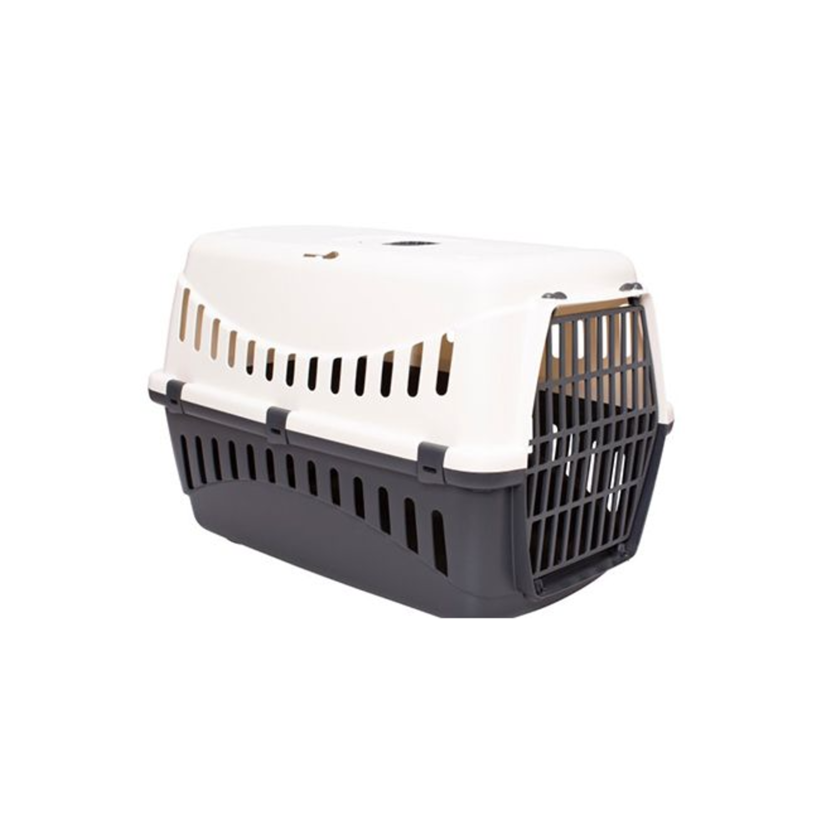 BERGAMO Bergamo Gipsy Large Plastic Door Pet Carrier White Dog 1pc 58x38x38cm