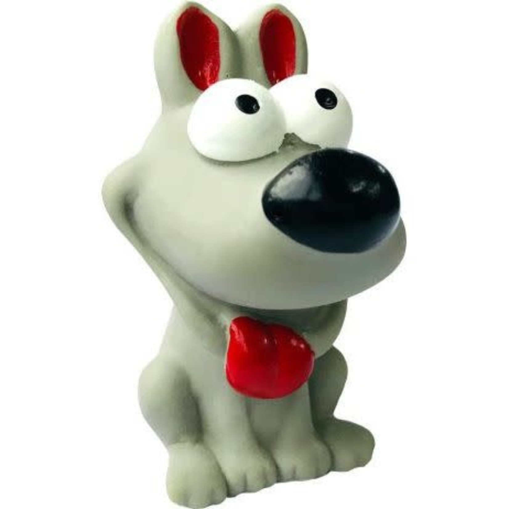 BUD-Z Bud-Z Latex Dog Squeaker Grey Dog 3.5in