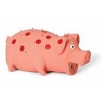 BUD-Z Bud-Z Latex Spotted Pig Squeaker Pink Dog 8in