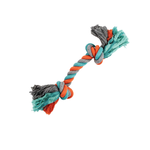 BUD-Z Bud'Z Rope Dog Toy With 2 Knots Orange And Blue 20"
