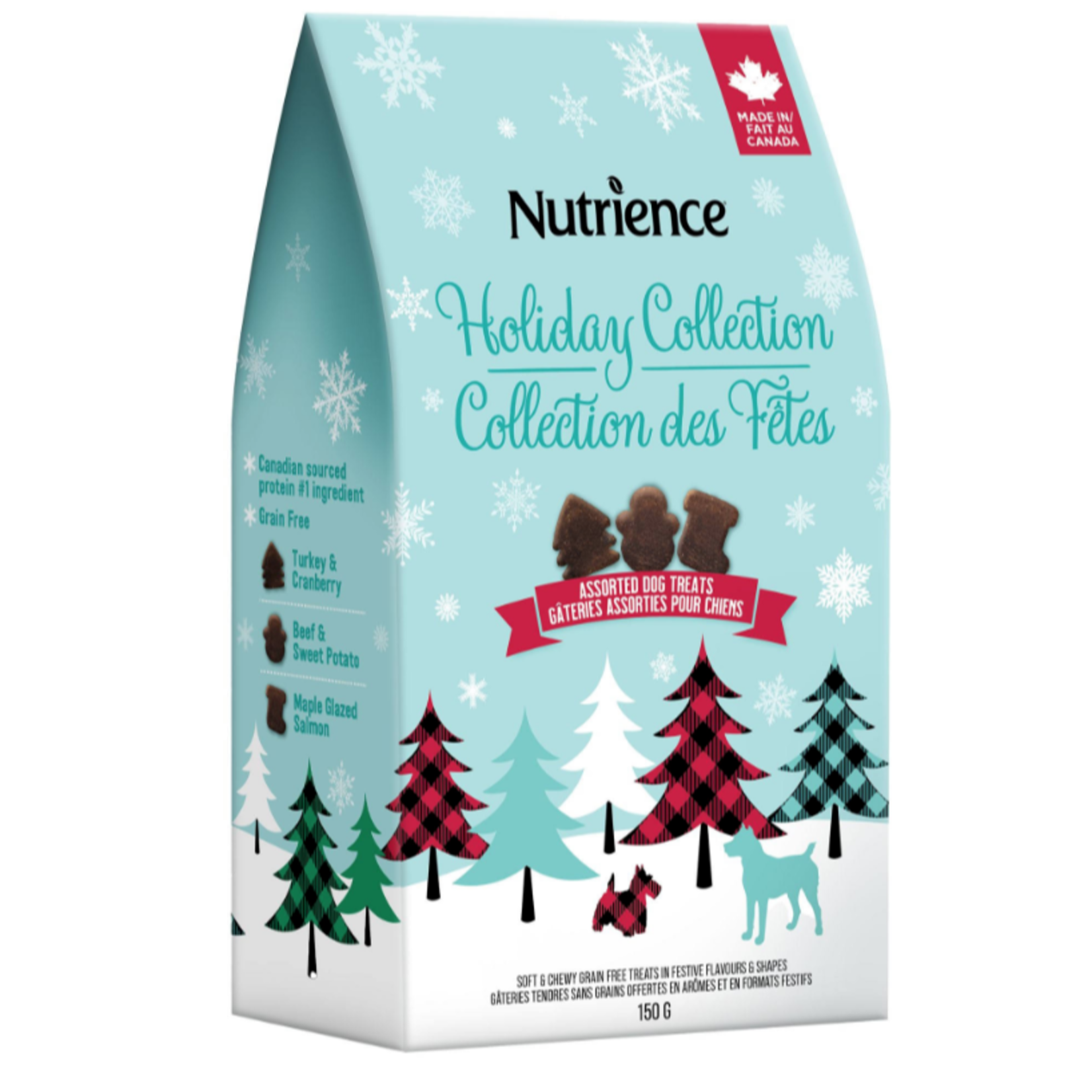 NUTRIENCE Nutrience Assorted Holiday Chewy Dog Treats - 150g