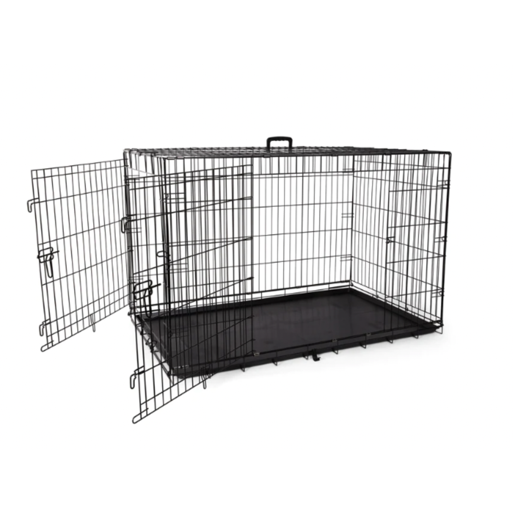 BUD-Z Bud-Z Deluxe Crate Foldable Double Doors Dog 48in