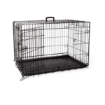 BUD-Z Bud-Z Deluxe Crate Foldable Double Doors Dog 36in