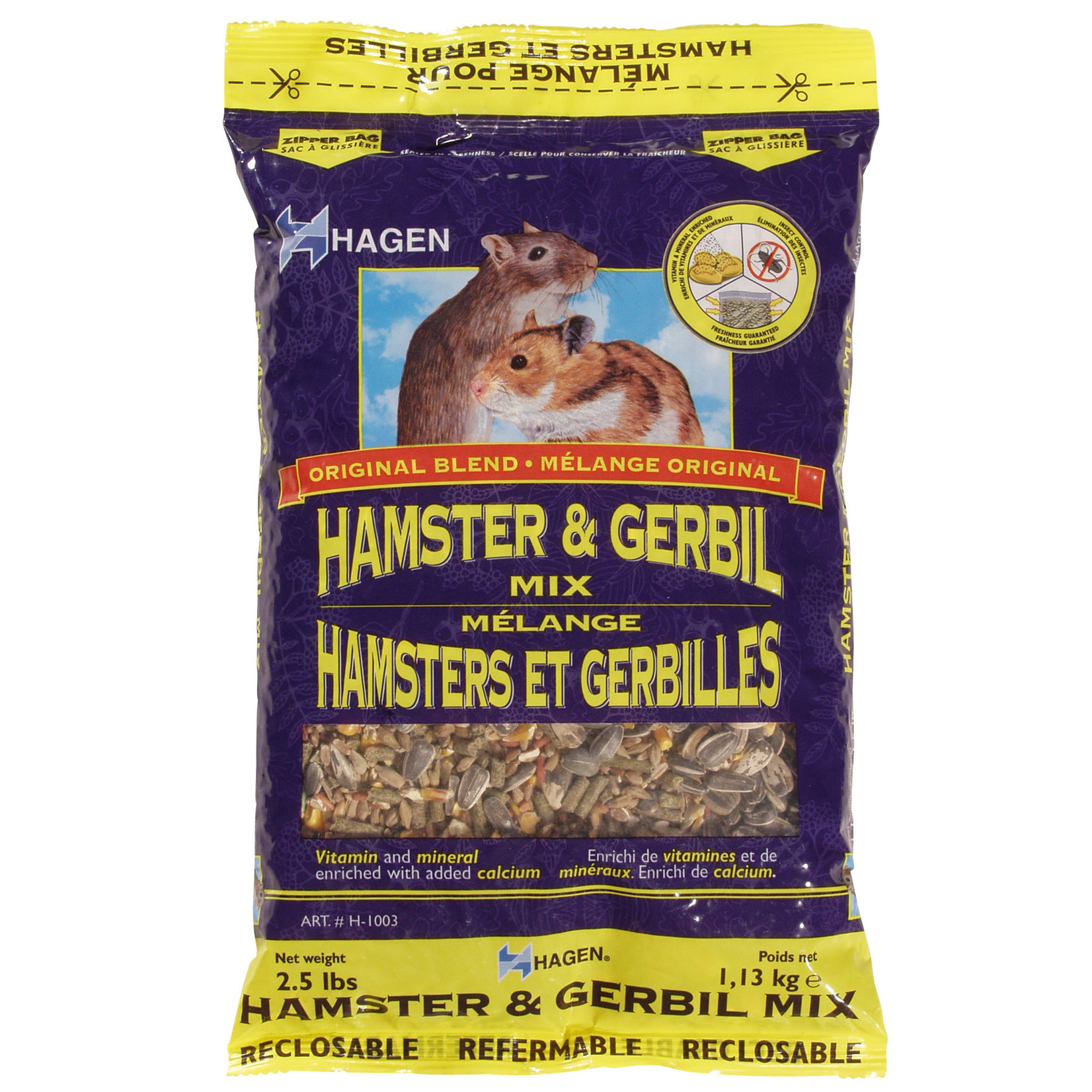 HAGEN (W) Hagen Hamster and Gerbil Staple  Diet - 1.13 g (2.5 lb)