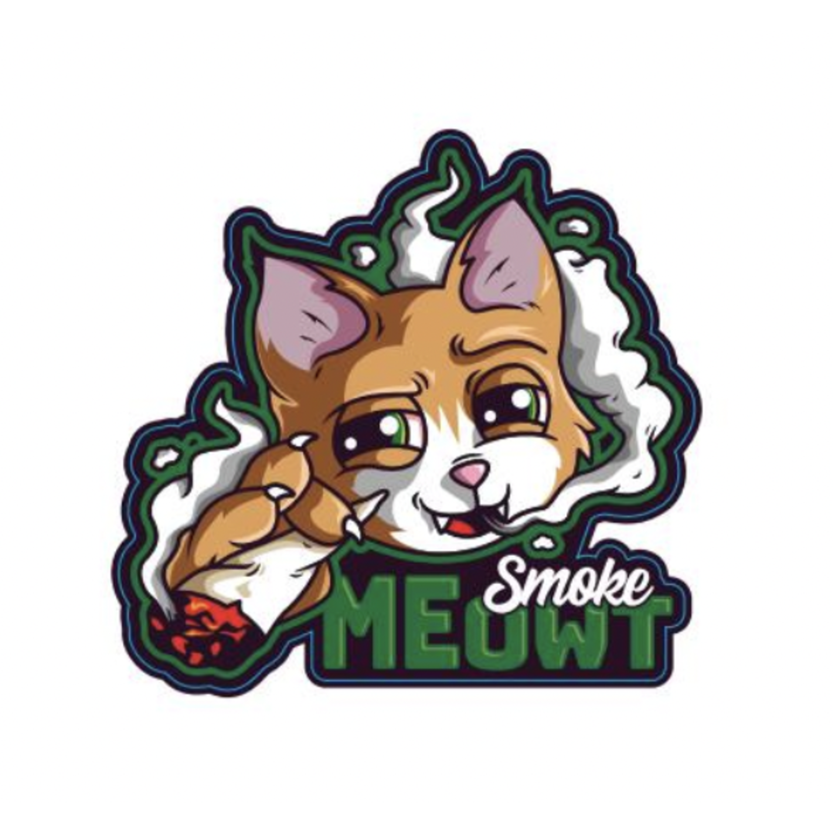 STICKER PACK Cannabicat - Smoke Meowt - Sticker - Small