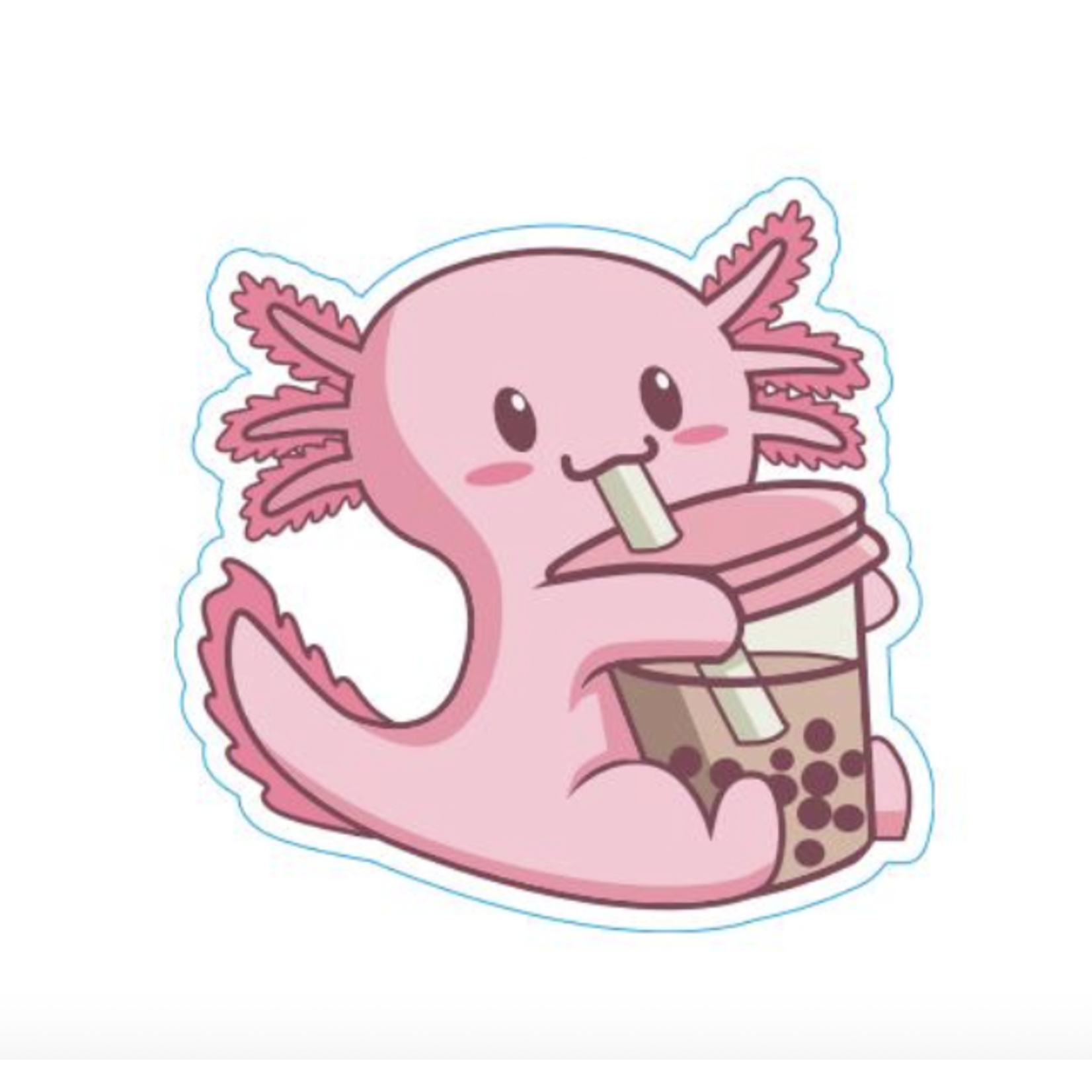 STICKER PACK Axolotl Boba - Sticker - Small