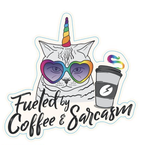 STICKER PACK Fueled by Coffee and - Sticker - Large