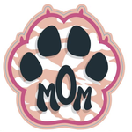 STICKER PACK Dog Sayings - Pink Paw Mom - Sticker - Large