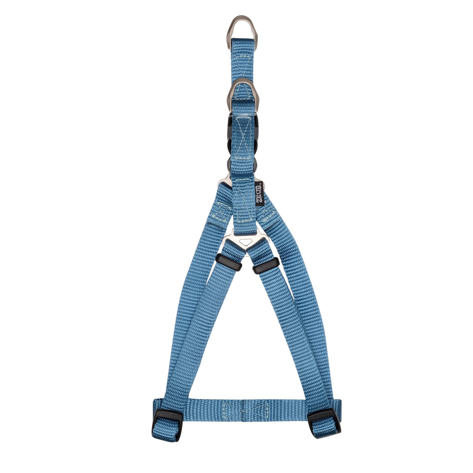 ZEUS Zeus Nylon Step-In Dog Harness - Denim Blue - Small - 1 cm x 33 cm-45 cm (3/8in x 13in-18in)