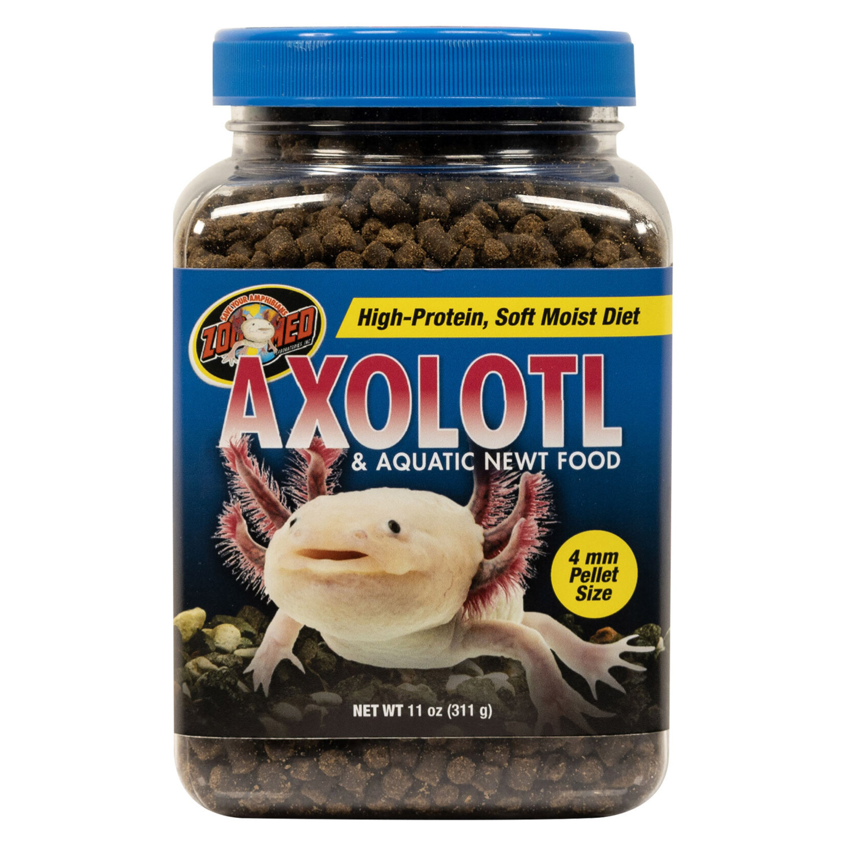 (W) Zoo Med Axolotl & Aquatic Newt Food - 11 oz