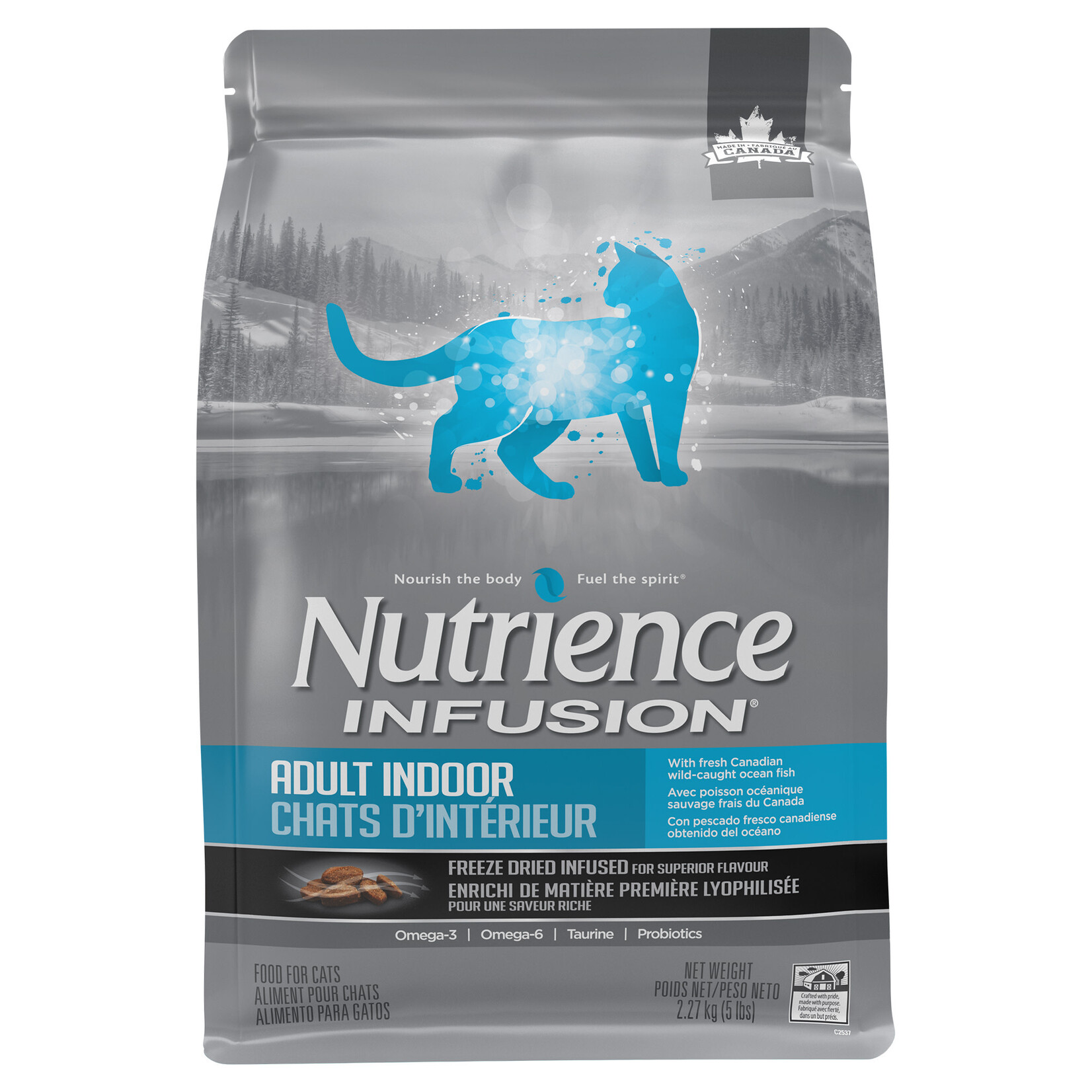 NUTRIENCE Nutrience Infusion Adult Indoor Cat - Ocean Fish -  2.27 kg