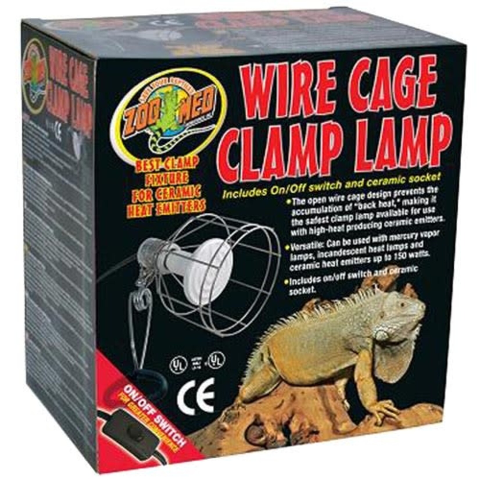 (W) Zoo Med Wire Cage Clamp Lamp
