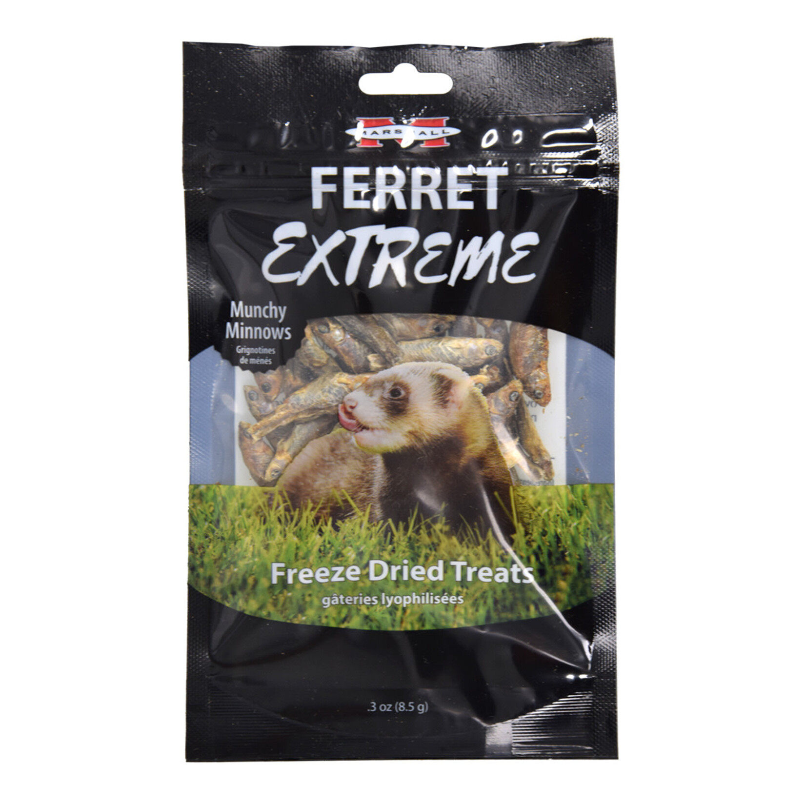 MARSHALL Marshall Ferret Extreme Freeze Dried Treats - Munchy Minnows - 3 oz