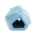 UNDERWATER TREASURES Underwater Treasures Geometrical Rock - Blue - Small