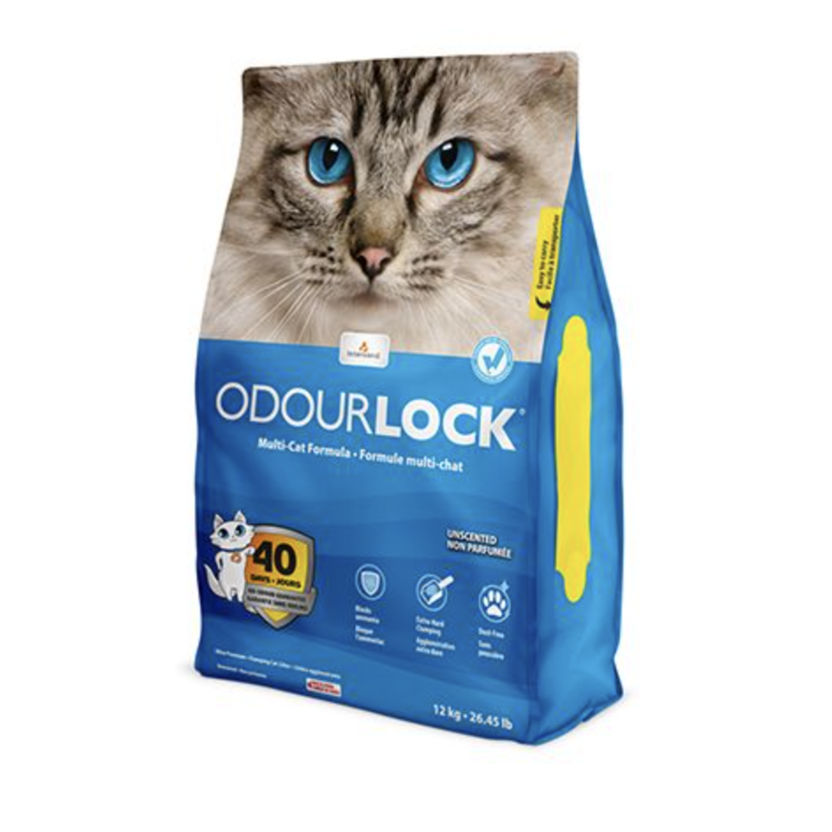 ODOURLOCK Odourlock Ultra Premium Unscented Clumping Litter Cat 12kg