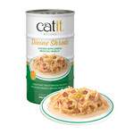 CAT IT Catit Divine Shreds - Chicken with Liver & Broccoli in Jelly - 4 x 85 g Cans