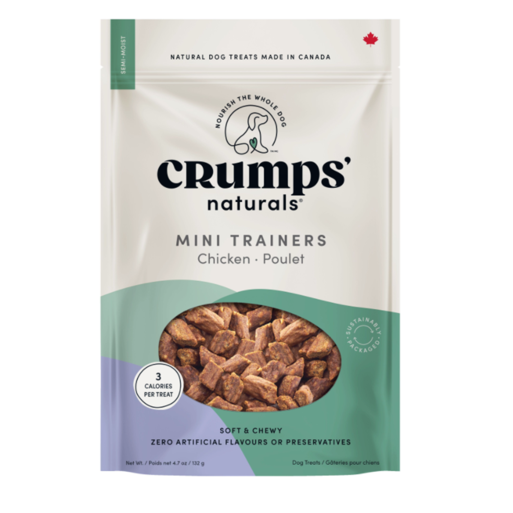 CRUMPS Crumps Mini Trainers Chicken Semi Moist Dog 132g