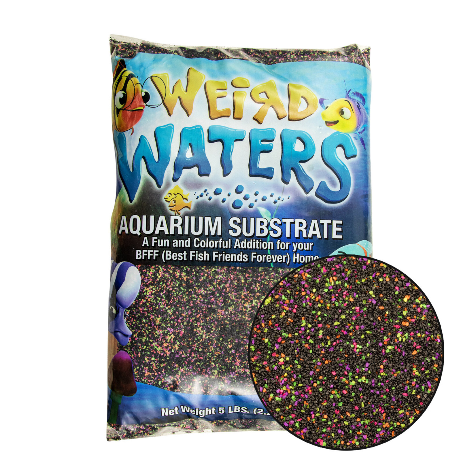 WEIRD WATER (D) Weird Waters Aquarium Sand Substrate - Assorted Colours - 5lbs