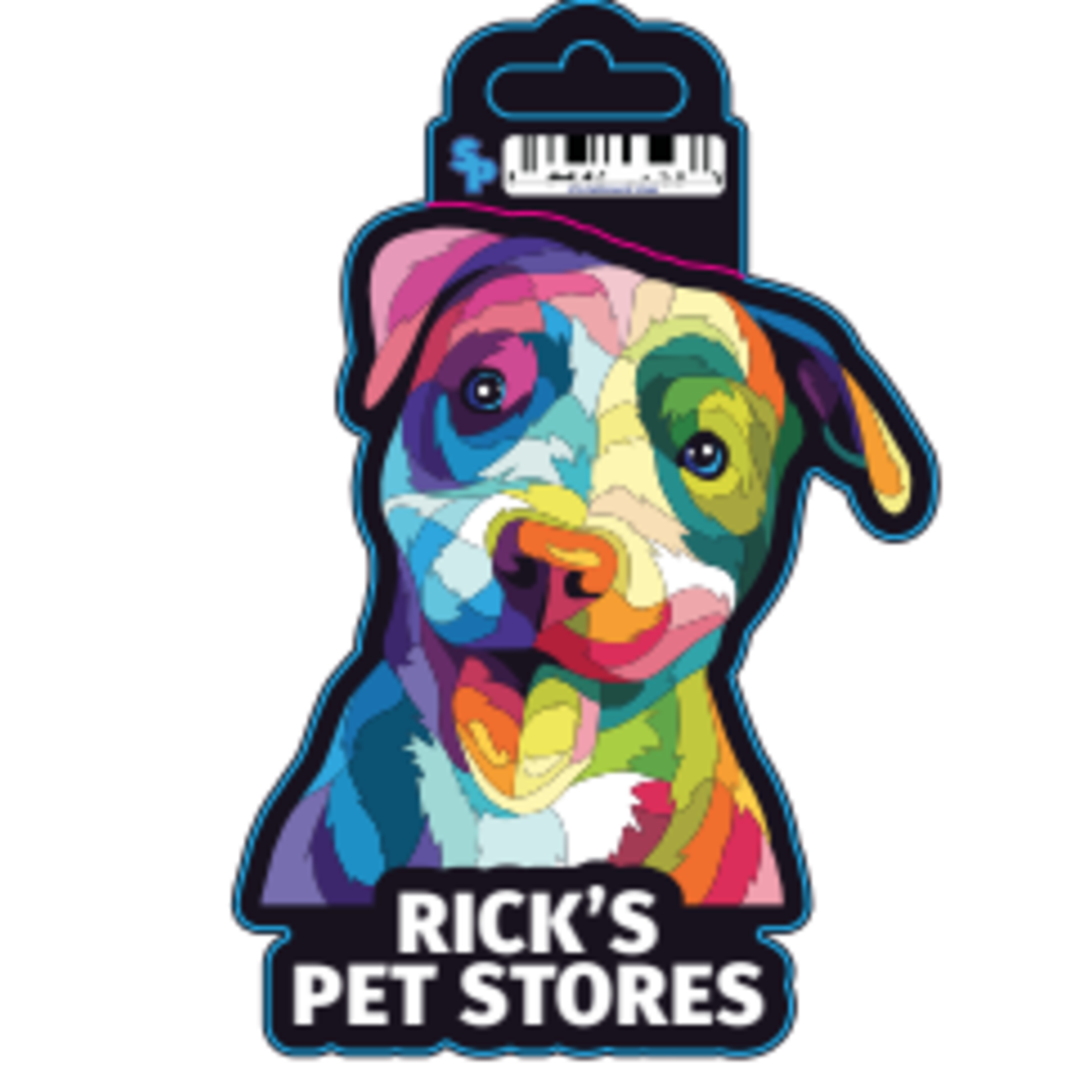 STICKER PACK Color Patches - Pit Bull - Sticker - Large