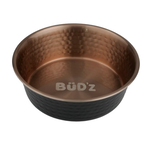 BUD-Z BUD'Z STAINLESS STEEL BOWL, HAMMERED INTERIOR - COPPER 2850ml (96oz)