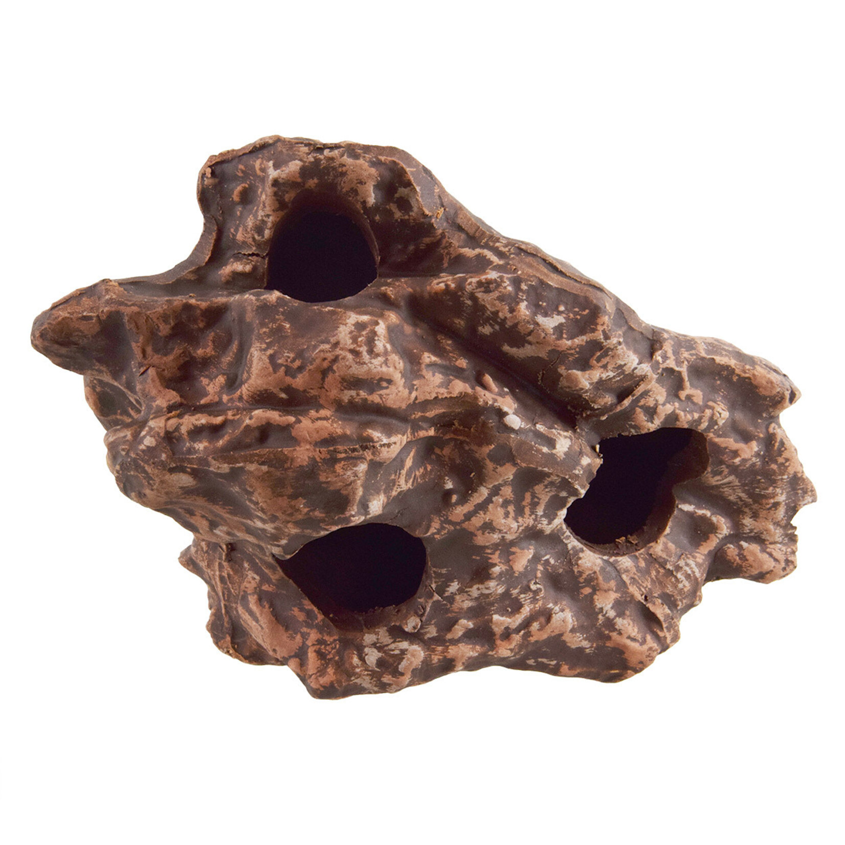 UNDERWATER TREASURES Underwater Treasures Ceramic Hollow Rock - Brown - Large