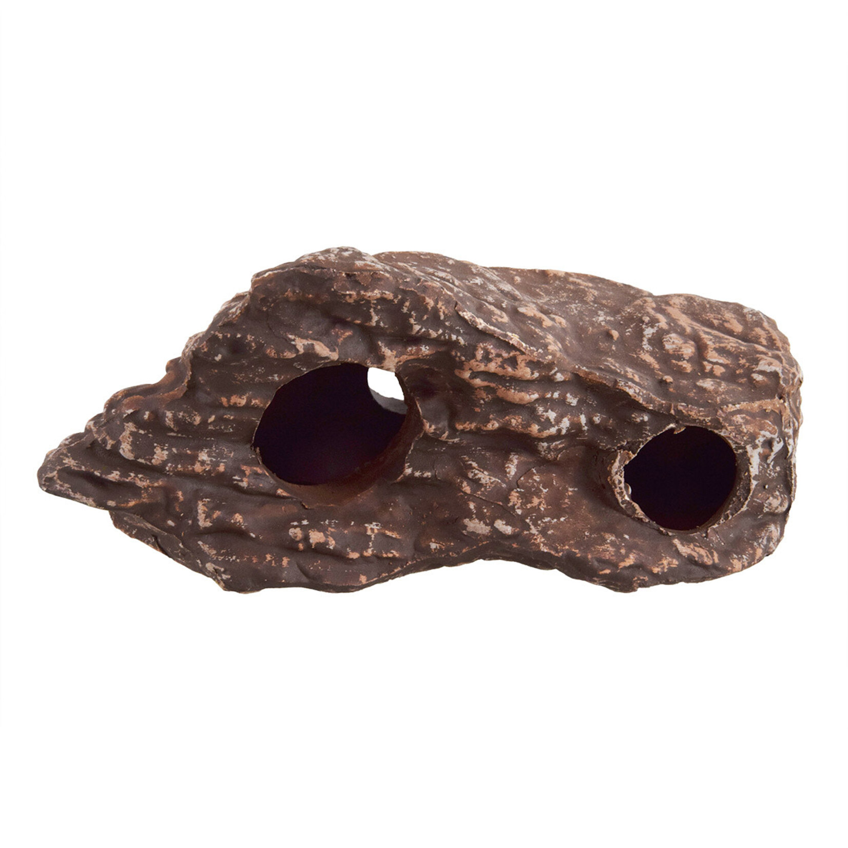 UNDERWATER TREASURES Underwater Treasures Ceramic Hollow Rock - Brown - Small