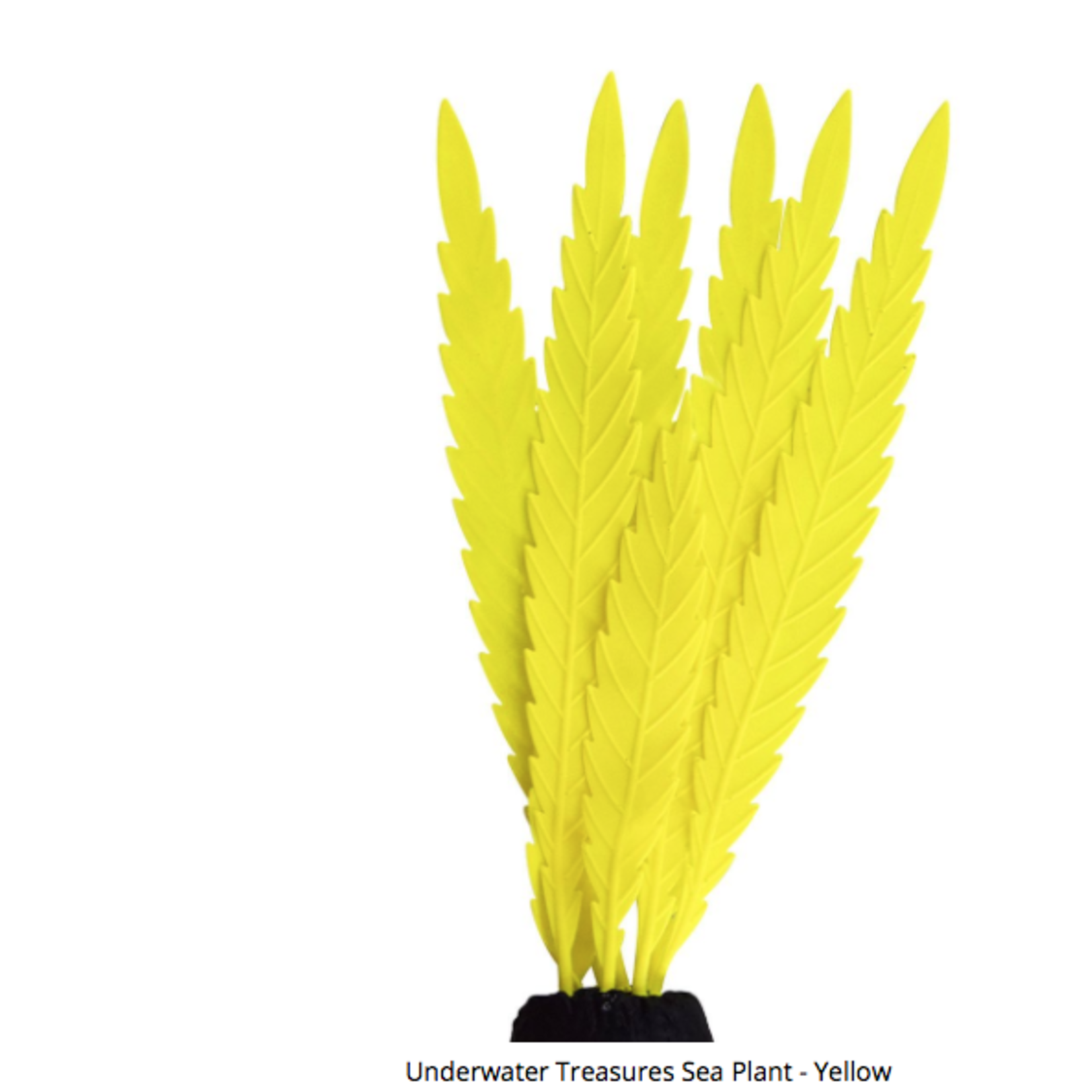 UNDERWATER TREASURES Underwater Treasures Sea Plant - Yellow