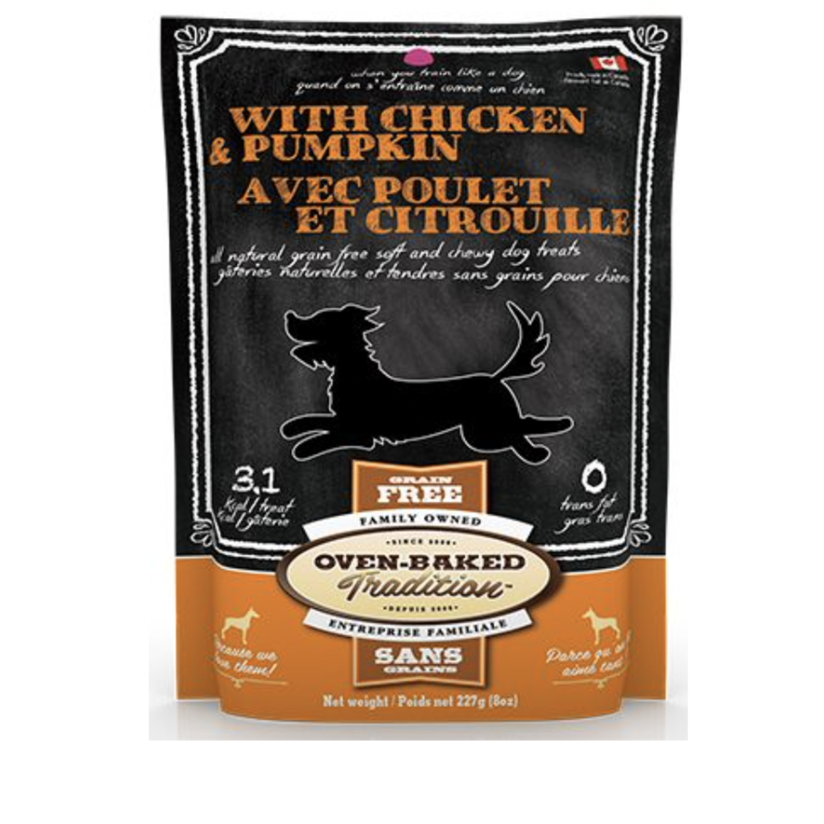 OVEN BAKED TRADITION (W) Oven-Baked Tradition Soft And Chewy Chicken And Pumpkin Dog 8oz