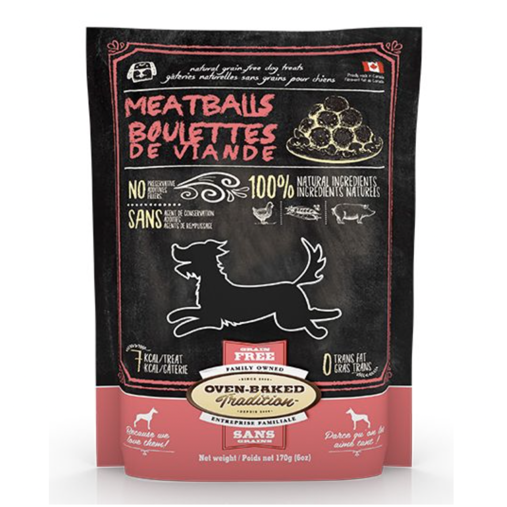 OVEN BAKED TRADITION (W) Oven-Baked Tradition Mini Meat Balls Dog 170g