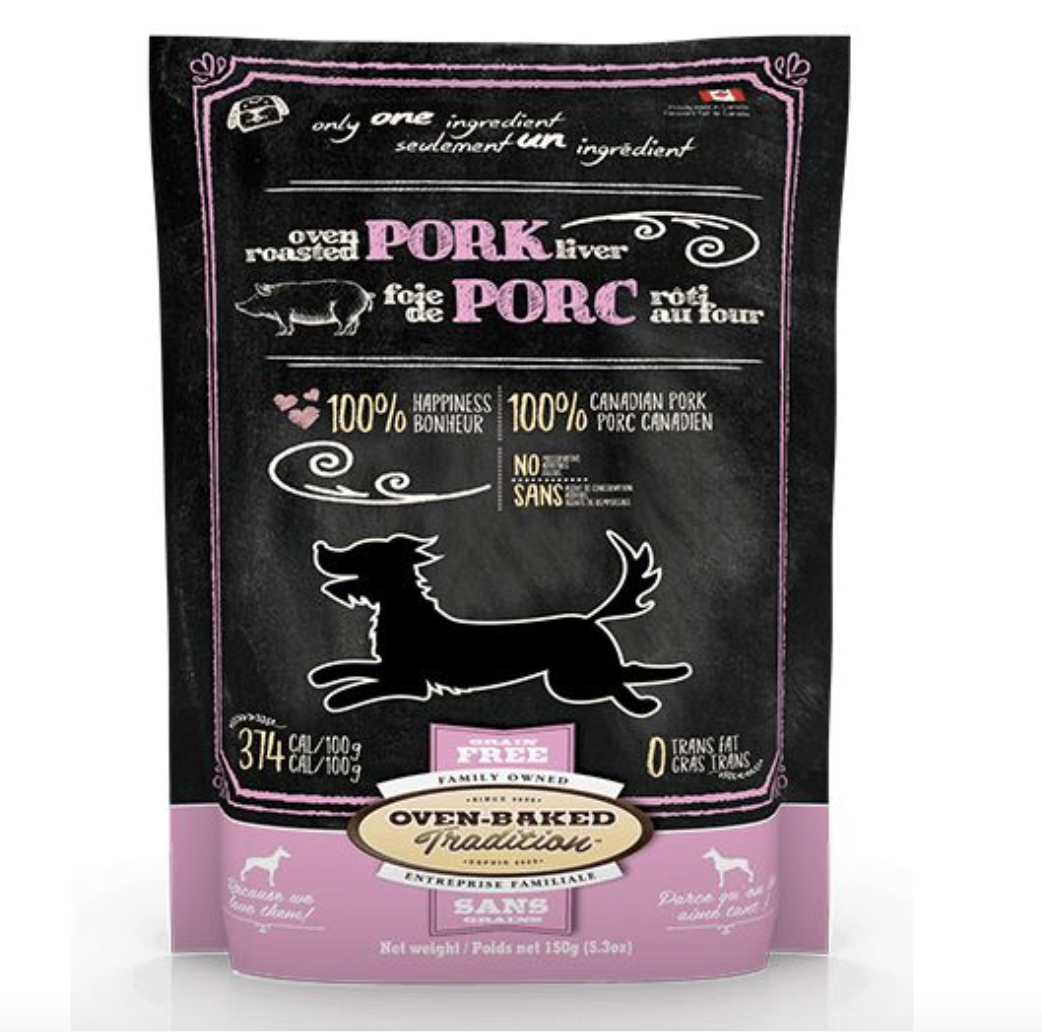 OvenBaked Tradition Pork Liver Dog 150g Rick's Pet Stores Inc.