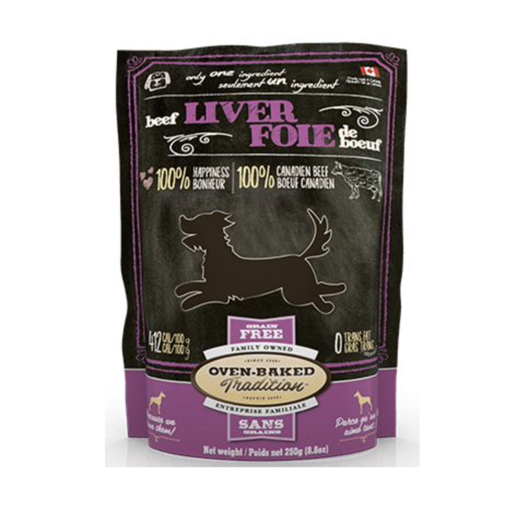OVEN BAKED TRADITION (W) Oven-Baked Tradition Dehydrated Beef Liver Dog 250g