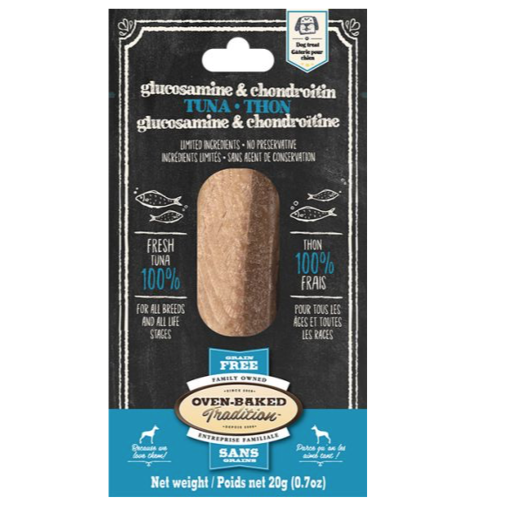 OVEN BAKED TRADITION (W) Oven-Baked Tradition Tuna And Glucosamine And Chondroitin Flavour Dog 20g