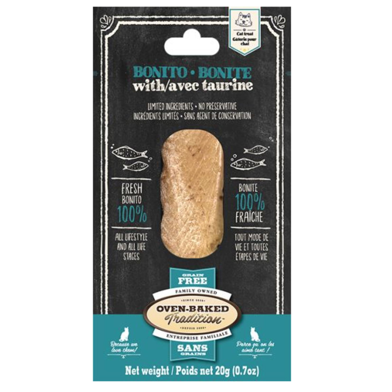OVEN BAKED TRADITION (W) Oven-Baked Tradition Bonito And Taurine Flavour Fillet Treats Cat 20g