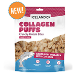 ICELANDIC + Beef Collagen Puffs with Cod Skin Treats for Dogs - 1.3 oz