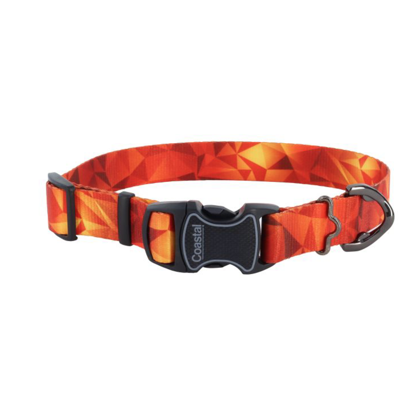 COASTAL Inspire Adjustable Fashion Dog Collar, Blazing Shards, Extra Small - 5/8" x 8-12"