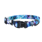 COASTAL Inspire Adjustable Fashion Dog Collar, Rainy Day Floral, Small - 5/8" x 10-14"