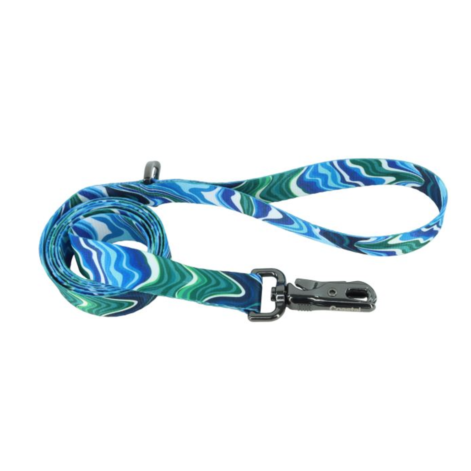 COASTAL Inspire Fashion Dog Leash, Malachite Magic, Small/Medium - 5/8" x 6'