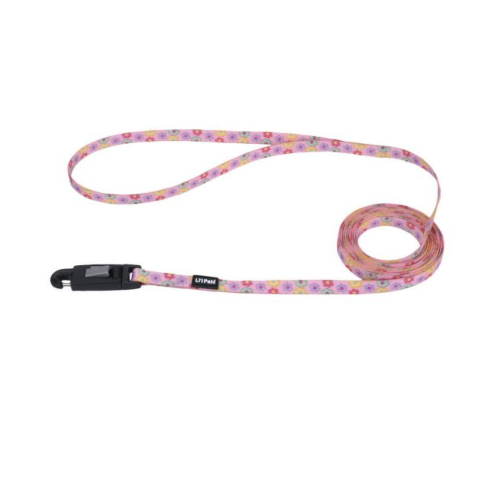 COASTAL Li'l Pals Patterned Leash With Ez Snap Daisy Multicolour Dog 1pc 5/16inx6ft