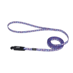 COASTAL Li'l Pals Patterned Leash With Ez Snap Light Blue Paw Dog 1pc 5/16inx6ft