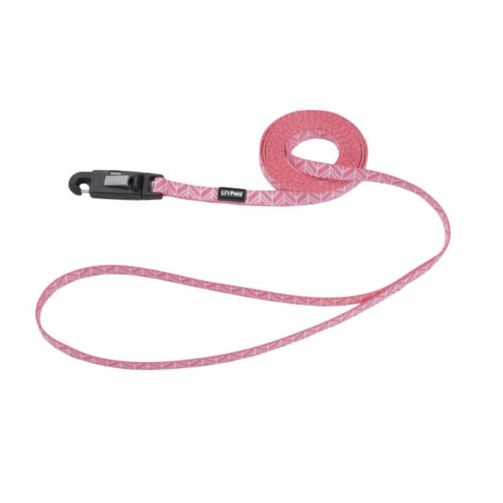 COASTAL Li'l Pals Patterned Leash With Ez Snap Pink Tribal Chevron Dog 1pc 5/16inx6ft