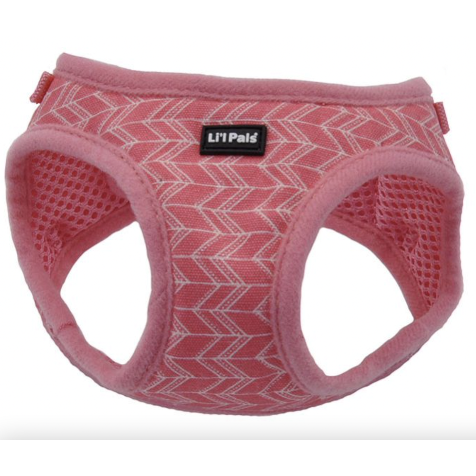 COASTAL Li'l Pals Canvas Harness Small Pink Tribal Chevron Dog 1pc